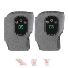 2x Emsense 2025 Voetmassageapparaat, draadloos, draagbaar, drievoudige massagefunctie, 3 vibratiestanden, verwarmde enkelmanchet voor t