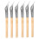 HEMOTON Batik Wax Tool Set Stainless Steel 6pcs 7