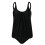 Dames tankinitop met beugel, gedraaide V-hals, push-up effect en plooien 4