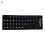 Autocollant clavier givré non marquant universel (1 pièce) 2