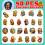 Sloth Stickers Cartoon Design 50-Pack 4