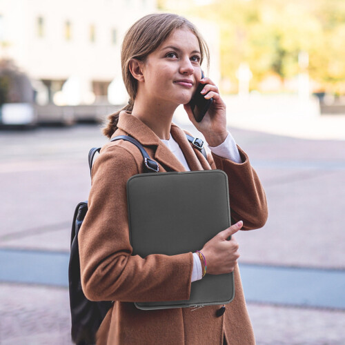 Laptoptasche, robust, wasserabweisend, schlank, ideal für Reisen 2