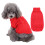 Pull doux pour chien, tenue d'hiver rouge pour chiots et chiens 4