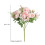 Bouquet artificiale di peonie blu e ortensie con steli 3