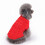 Pull doux pour chien, tenue d'hiver rouge pour chiots et chiens 5