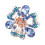 Barrette Rhinestone Gorm4Píosa 8