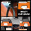 Car Seat Back Organizer 3-in-1 with Cup Holder Tissue Box 5