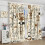 Vintage Coffee Kitchen Curtains Polyester Rod Pocket 2 4