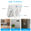 Wireless Freezer Thermometer with 2 Sensors and Alarm 8