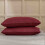 Koelende kussenslopen, kingsize, set van 2, rood, 20x35 inch 2