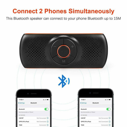 Bluetooth-högtalare till bilen, handsfree-kit, 1 st. 2