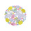 Easter Bunny Placemats Floral Rabbit Eggs Round 14 Inch 2