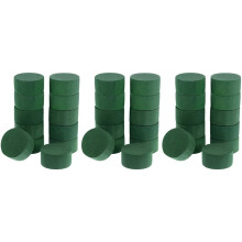 30Pcs Wedding Aisle DIY  Floral Arrangement Water-Absorbing Home Garden Green Flower Foam Fresh-Keeping Round Brick