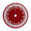 Jupe de sapin de Noël rouge, 76 cm de diamètre 2