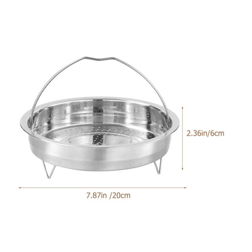 Wokfilter i rostfritt stål, 20 cm 2