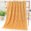 Serviette de bain en microfibre douce orange 71 x 140 cm 3