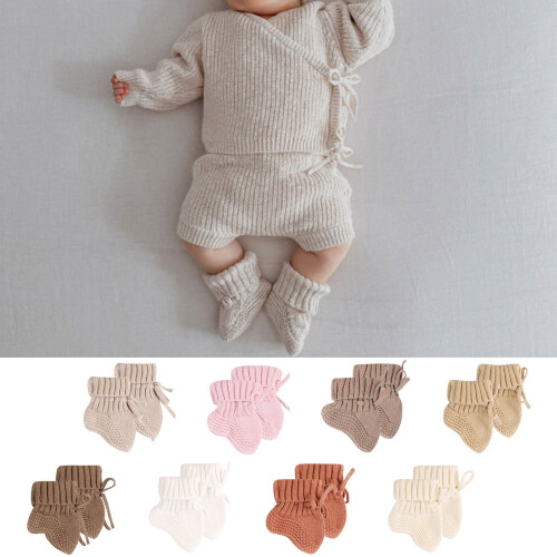Infant Knitted Socks Soft Breathable 1 Pair 0-6 Months 1