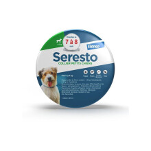 Collare antipulci e zecche Seresto per cani di peso inferiore a 8 kg (1 pz.)