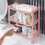Wall-Mounted 3-Tier Rack for Bathroom Kitchen Metal 4
