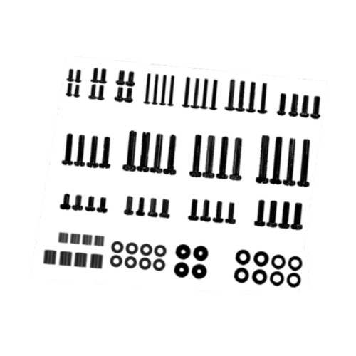 Kit de parafusos para montagem de TV, preto 1
