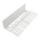 Metal Wall-Mounted Medal Display Rack with Shelf White 3