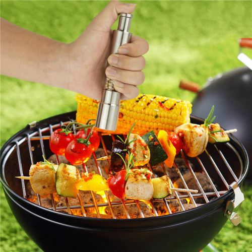 Salt- och pepparkvarnset i rostfritt stål, 10-pack 2
