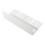 Metal Wall-Mounted Medal Display Rack with Shelf White 7