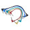 Cavo patch per chitarra da 1/4" a 1/4" - 30 cm - Confezione da 6 8