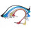 Cavo patch per chitarra da 1/4" a 1/4" - 30 cm - Confezione da 6 4