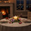 Faux Rose Garland Candle Cup Ring Decoration Rustic Style 1 5