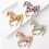 Horse Design Pin Rhinestone Decorative 1 Piece 8
