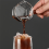 Espressomessbecher aus Glas mit Holzgriff, 120 ml 4