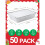 Aluminum Pans with Lids 8x6 inches 50-Pack 2