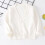 Knit Cardigan for Toddlers Long Sleeve Button-Down White 2