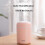 Mini køletåge luftfugter 300 ml sort 5