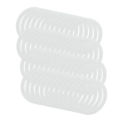 Joints en silicone pour bocaux Mason, 96 pièces (48  86 mm + 1