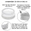 Joints en silicone pour bocaux Mason, 96 pièces (48  86 mm + 3