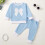 Baby Bow Print Sweater Set Unisex Infant 2