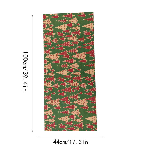 Papier cadeau de Noël vintage kraft1roul 2