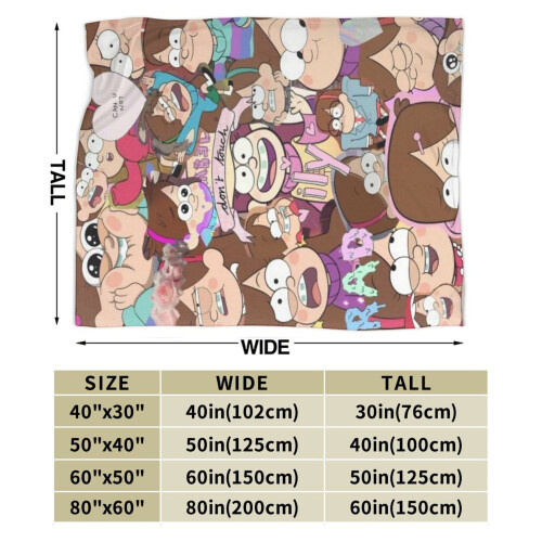 Κουβέρτα Gravity Falls βελούδινη 50x60 ίντσες 2