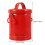 Metal Desktop Trash Can Vintage Red Barrel 1 Count 4
