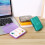 Pilulier hebdomadaire portable à 6 compartiments violet 5