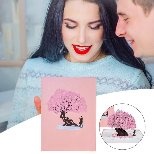 Valentine's Day 3D Greeting Card Handmade Romantic Blessing 1