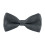 Bow Tie Solid Color Adjustable Dark Gray Free Size 3