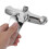 Shower Valve Silver Metal Mixing Valve 1-Handle 3