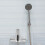 Shower Valve Silver Metal Mixing Valve 1-Handle 4