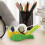 Parrot-shaped resin tape dispenser for desktop use 6