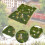 Miniature Grass Tufts Resin Scenery Model 50pcs 6