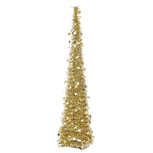 Christmas pencil tree blue 150 cm foldable with stable base 1