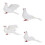 Simulation Dove Decor White Foam Christmas Tree Ornament 4 4